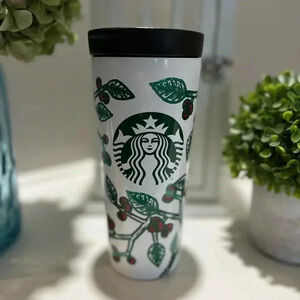 Starbucks 2017  Mistletoe Metal Tumbler 16 oz